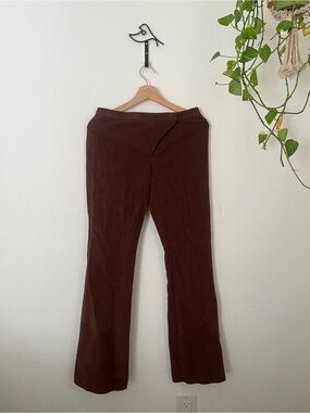 BCBG Women’s Brown Flare Pants